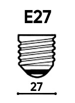 Тип цоколя лампы E27