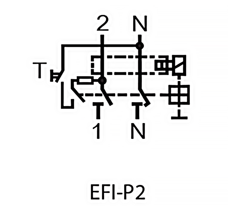 Схема подключения реле EFI6-P2 2061252