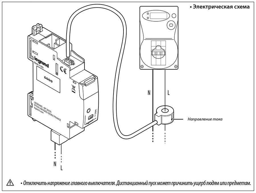 Legrand Netatmo Як підключити модуль вимірювання споживання електроенергії 412015