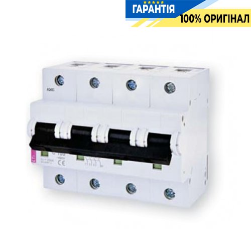 Автоматичний вимикач ETI ETIMAT 10 3p+N C 125А (15 kA) 2136733