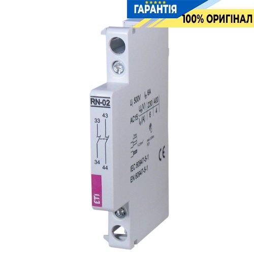 Додаткові контакти 2НЗ, RN-02 ETI 2464069, для контакторів RA/RD