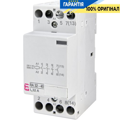 Контактор 4НВ, 32А, 230V/AC, RA 32-40 230V AC ETI 2464076