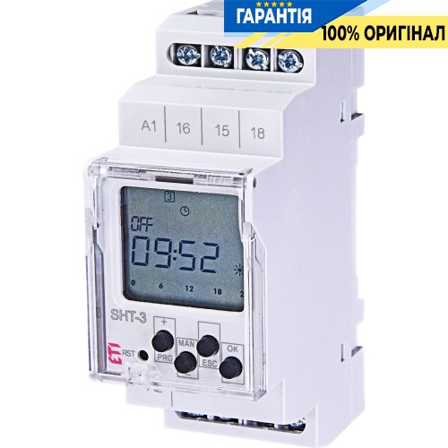 Программируемое цифровое реле SHT-3 230V AC (1x16A AC1) ETI 2470055