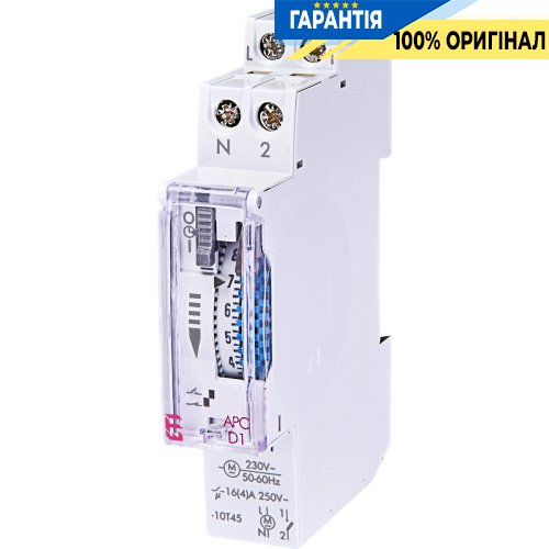 Електромеханічне реле часу APC-D1 (добове) ETI 2472001