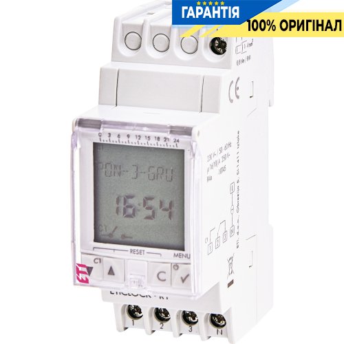 Цифровий таймер Eticlock-R1 230V (1x16A AC1) ETI 2472053