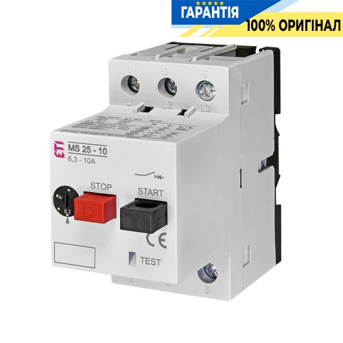 Автоматический выключатель защиты двигателя MS25-10 ETI 4600100