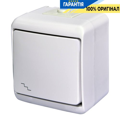Вимикач "сходовий" VHE-3 (білий, IP54) ETI Hermetics 4668002