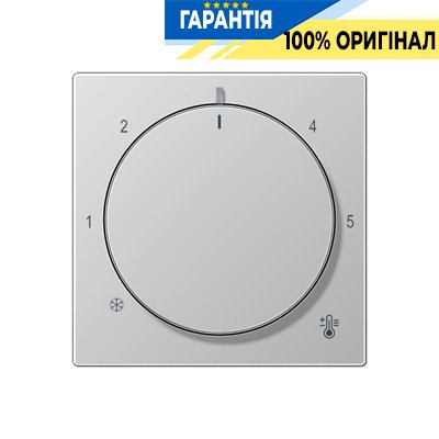 Пенель для терморегулятора теплої підлоги Jung A1749BFAL, алюміній | ELECTRICA.NET.UA