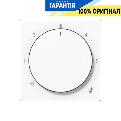 Пенель для терморегулятора теплої підлоги Jung A1749BFWW, білий | ELECTRICA.NET.UA