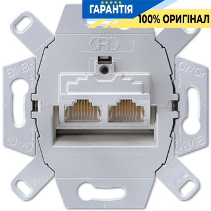 Механізм комп'ютерного екрану. розетки 2-порт. UAE Jung Eco Profi EPUAE8-8UPOK6 | ELECTRICA.NET.UA