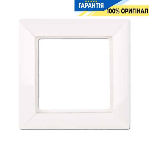Рамка 1-постовая Jung Eco Profi EP481WW, белый | ELECTRICA.NET.UA