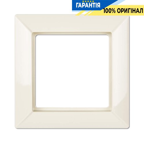 Рамка 1-постовая Jung Eco Profi EP481, слоновая кость | ELECTRICA.NET.UA