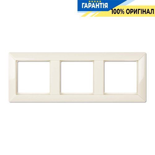 Рамка 3-постова Jung Eco Profi EP483, слонова кістка | ELECTRICA.NET.UA