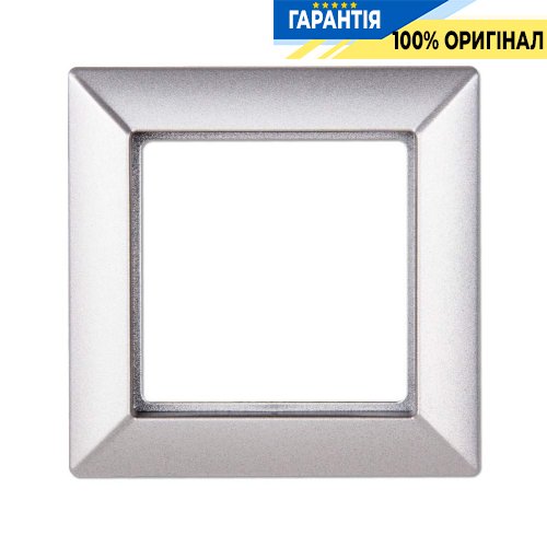Рамка 1-постова Jung Eco Profi EP481AL, алюміній | ELECTRICA.NET.UA