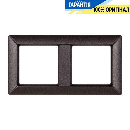 Рамка 2-постова Jung Eco Profi EP482AN, антрацит | ELECTRICA.NET.UA