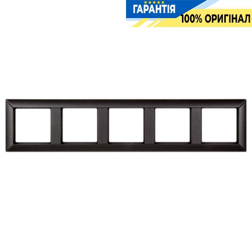 Рамка 5-постова Jung Eco Profi EP485AN, антрацит | ELECTRICA.NET.UA