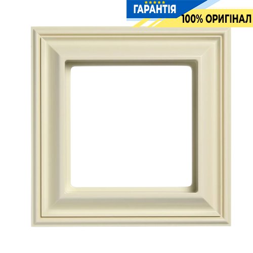 Рамка 1-постовая Jung Eco Profi DECO EPD481, слоновая кость | ELECTRICA.NET.UA
