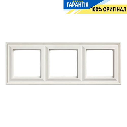Рамка 3-постовая Jung Eco Profi DECO EPD483WW, белый | ELECTRICA.NET.UA