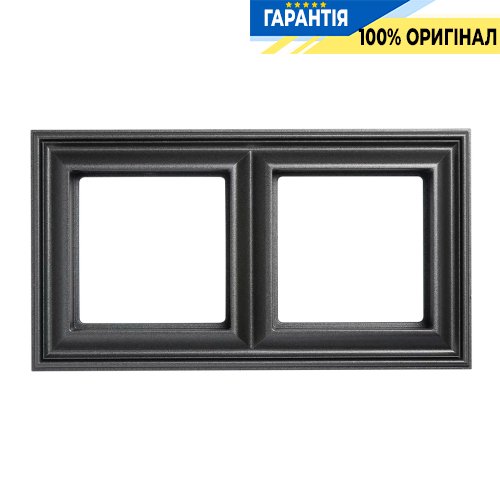 Рамка 2-постовая Jung Eco Profi DECO EPD482AN, антрацит | ELECTRICA.NET.UA