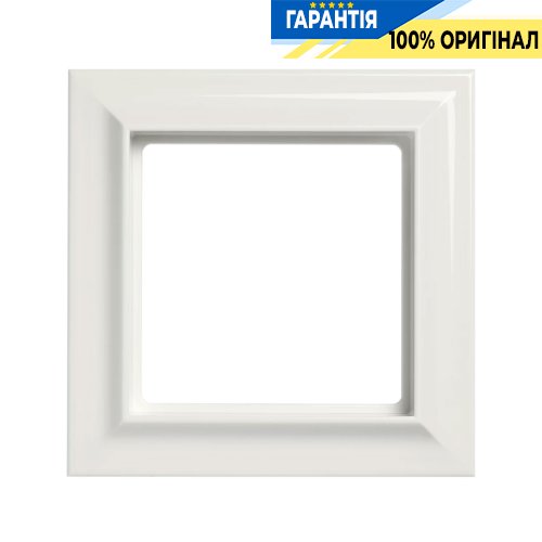 Рамка 1-постовая Jung Eco Profi STANDART EPS481WW, белый | ELECTRICA.NET.UA