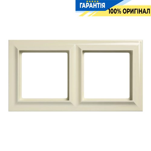 Рамка 2-постовая Jung Eco Profi STANDART EPS482, слоновая кость | ELECTRICA.NET.UA