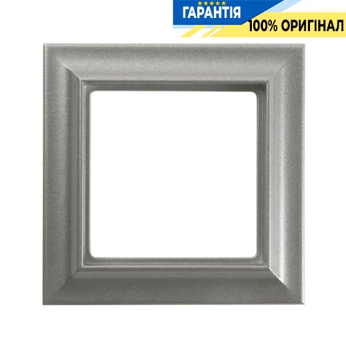 Рамка 1-постовая Jung Eco Profi STANDART EPS481AL, алюминий | ELECTRICA.NET.UA