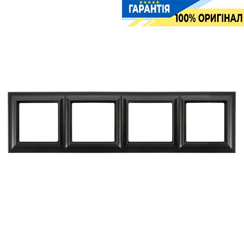 Рамка 4-постовая Jung Eco Profi STANDART EPS484AN, антрацит | ELECTRICA.NET.UA