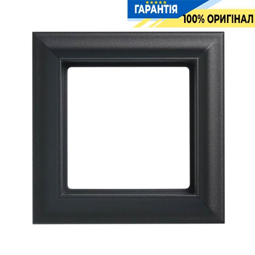 Рамка 1-постовая Jung Eco Profi STANDART EPS481SWM, матовый черный | ELECTRICA.NET.UA