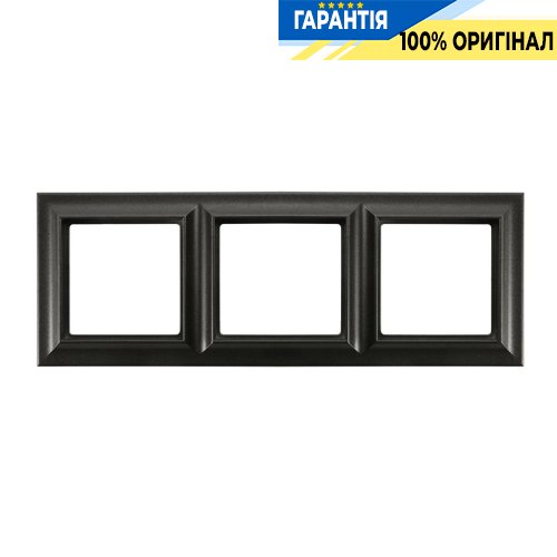3-постова рамка Jung Eco Profi STANDART EPS483SWM, матовий чорний | ELECTRICA.NET.UA