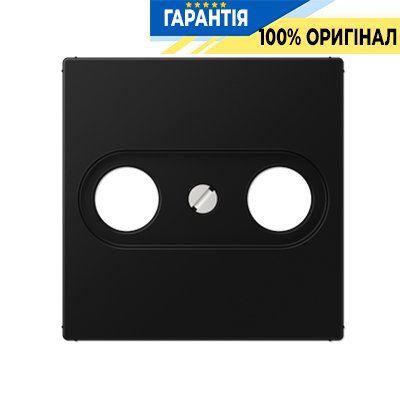 Накладка для TV розетки Jung Eco Profi EP561BFPLTVSWM, матовый черный | ELECTRICA.NET.UA