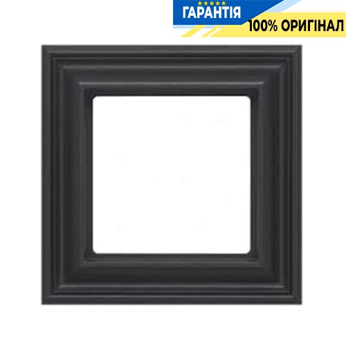 Рамка 1-постовая Jung Eco Profi DECO EPD481SWM, матовый черный | ELECTRICA.NET.UA