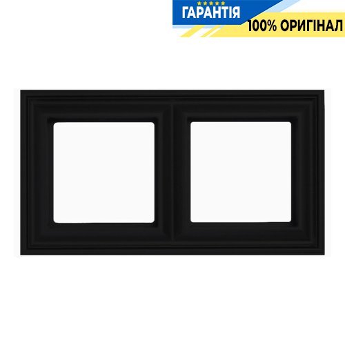 Рамка 2-постовая Jung Eco Profi DECO EPD482SWM, матовый черный | ELECTRICA.NET.UA