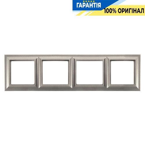 Рамка 4-постовая Jung Eco Profi STANDART EPS484CH, шампань | ELECTRICA.NET.UA