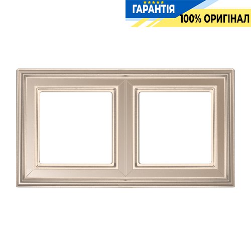 Рамка 2-постовая Jung Eco Profi DECO EPD482CH, шампань | ELECTRICA.NET.UA