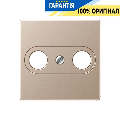 Панель розетки TV-FM Jung A561PLTVCH, шампань | ELECTRICA.NET.UA