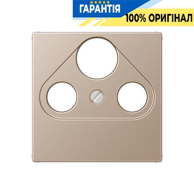 Панель розетки TV+R+SAT Jung A561PLSATCH, шампань | ELECTRICA.NET.UA