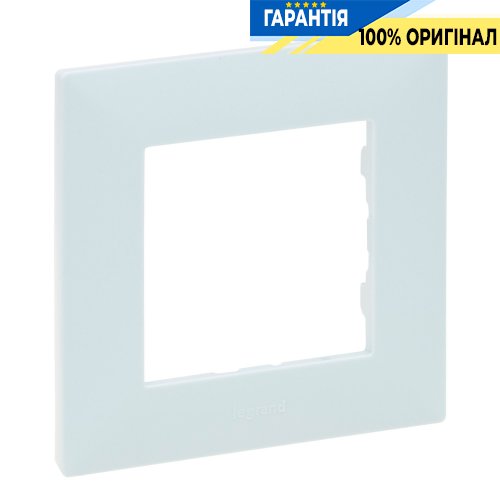 Рамка 1-постовая Legrand Niloe Step 863091, атолл | ELECTRICA.NET.UA