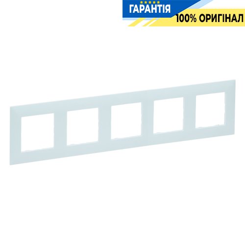Рамка 5-постовая Legrand Niloe Step 863095, атолл | ELECTRICA.NET.UA