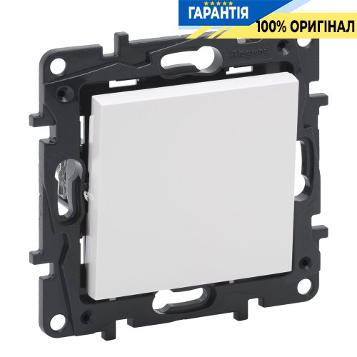 Выключатель 1-кл 10А, автоматические клеммы, Legrand Niloe Step 863101, белый | ELECTRICA.NET.UA