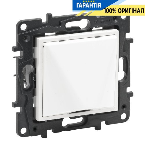 Вывод кабеля с фиксатором IP21 Legrand Niloe Step 863129, белый | ELECTRICA.NET.UA