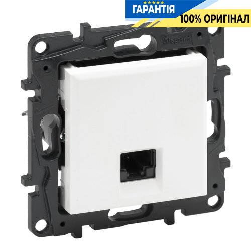 Розетка компьютерная RJ45 CAT6 FTP Legrand Niloe Step 863161, белый | ELECTRICA.NET.UA