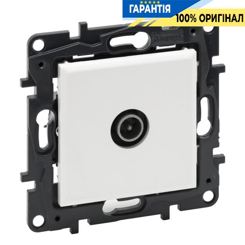 Розетка TV «зірка» Legrand Niloe Step 863174, білий | ELECTRICA.NET.UA