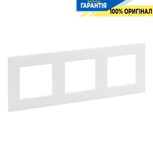 Рамка 3-постова Legrand Niloe Step 863193, білий | ELECTRICA.NET.UA