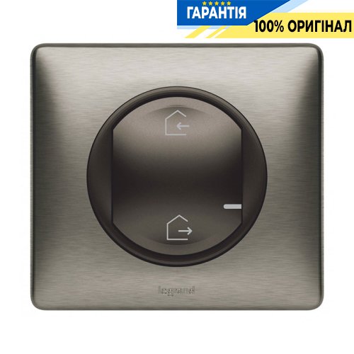 Головний вимикач «Я вдома / Я поза домом» Legrand Celiane with Netatmo 064874, графіт