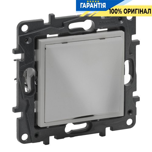 Вывод кабеля с фиксатором IP21 Legrand Niloe Step 863329, алюминий | ELECTRICA.NET.UA