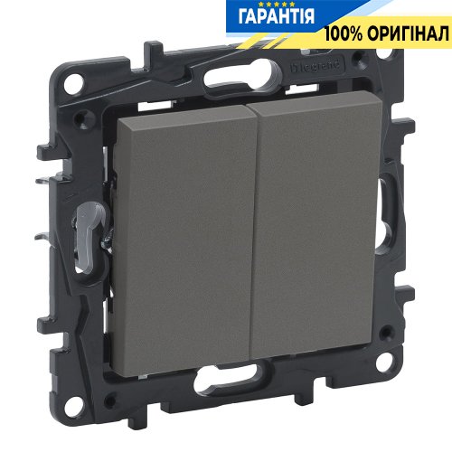 Вимикач 2-кл 10А, автоматичні клеми, Legrand Niloe Step 863405 | ELECTRICA.NET.UA