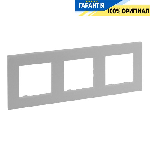 Рамка 3-постовая Legrand Niloe Step 863493, сталь | ELECTRICA.NET.UA