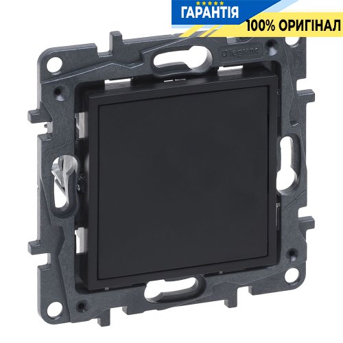 Заглушка Legrand Niloe Step 863500, черный | ELECTRICA.NET.UA