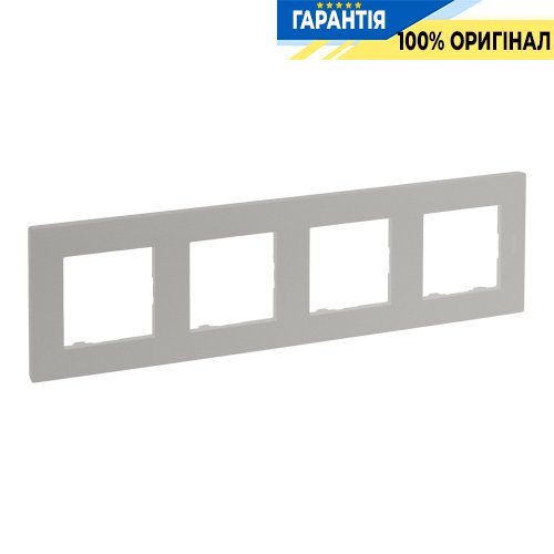 Рамка 4-постовая Legrand Niloe Step 863694, жемчужный | ELECTRICA.NET.UA