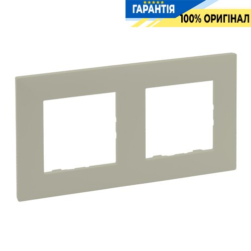 Рамка 2-постовая Legrand Niloe Step 864672, песок | ELECTRICA.NET.UA